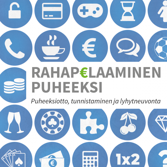 Rahapelaaminen puheeksi oppaan kansikuva.